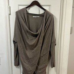 Allsaints size 6 wrap sweater